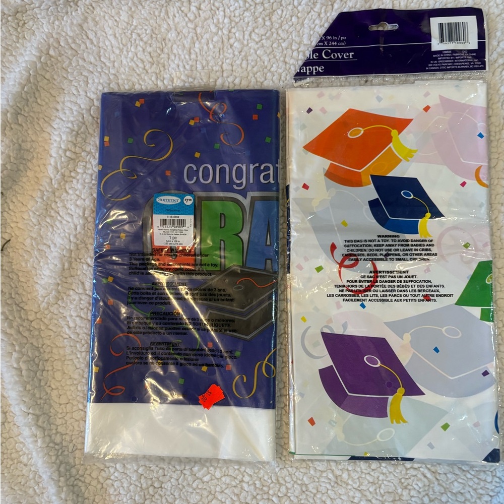2- Graduation Party table cover